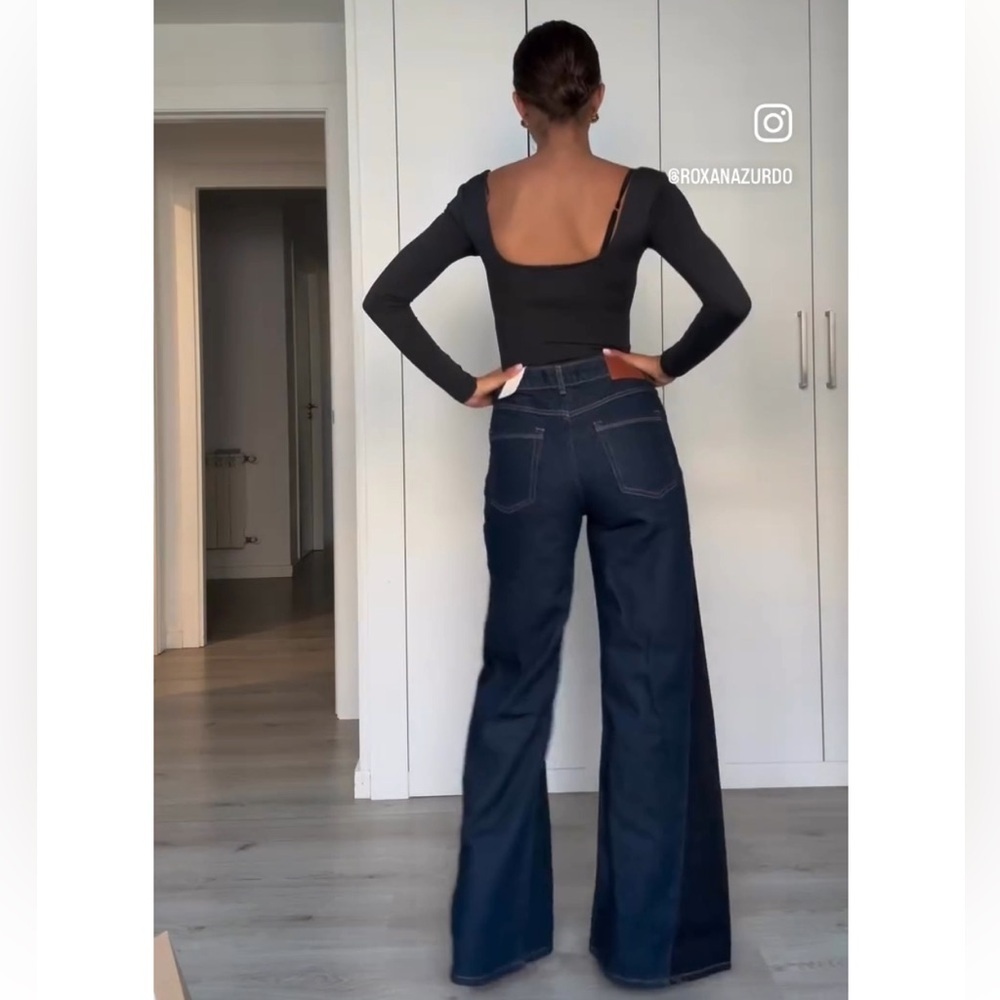 NEW FALL 🍁 ZARA high-waist jeans combination design USA 8/ EUR 40
🚨NO DISCOUNT - Picture 10 of 11